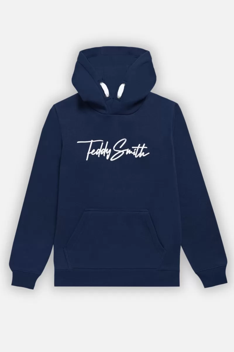 Teddy Smith Sweat<Sweat S-EVAN HOODY JR DARK NAVY DARKNAVY