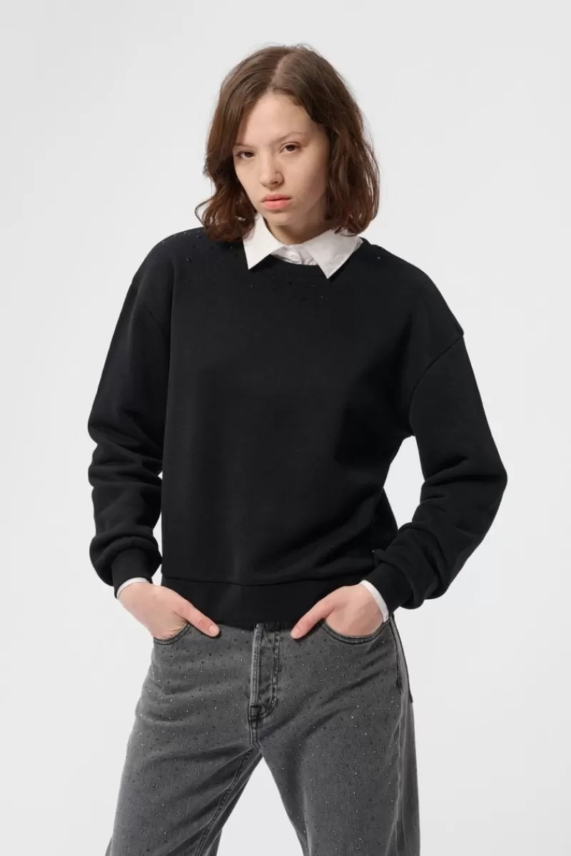 Teddy Smith Sweat<Sweat S-JADE NOIR