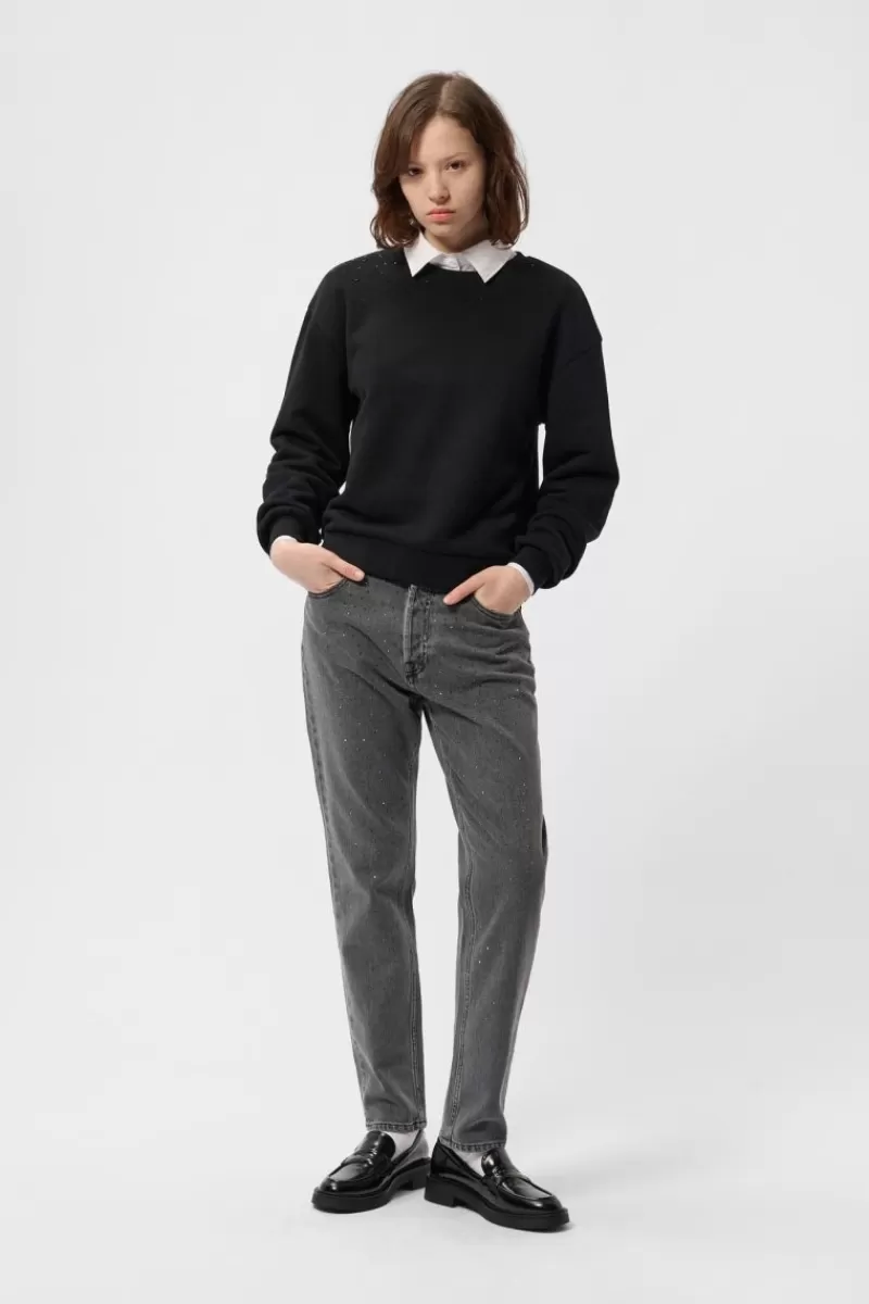 Teddy Smith Sweat<Sweat S-JADE NOIR