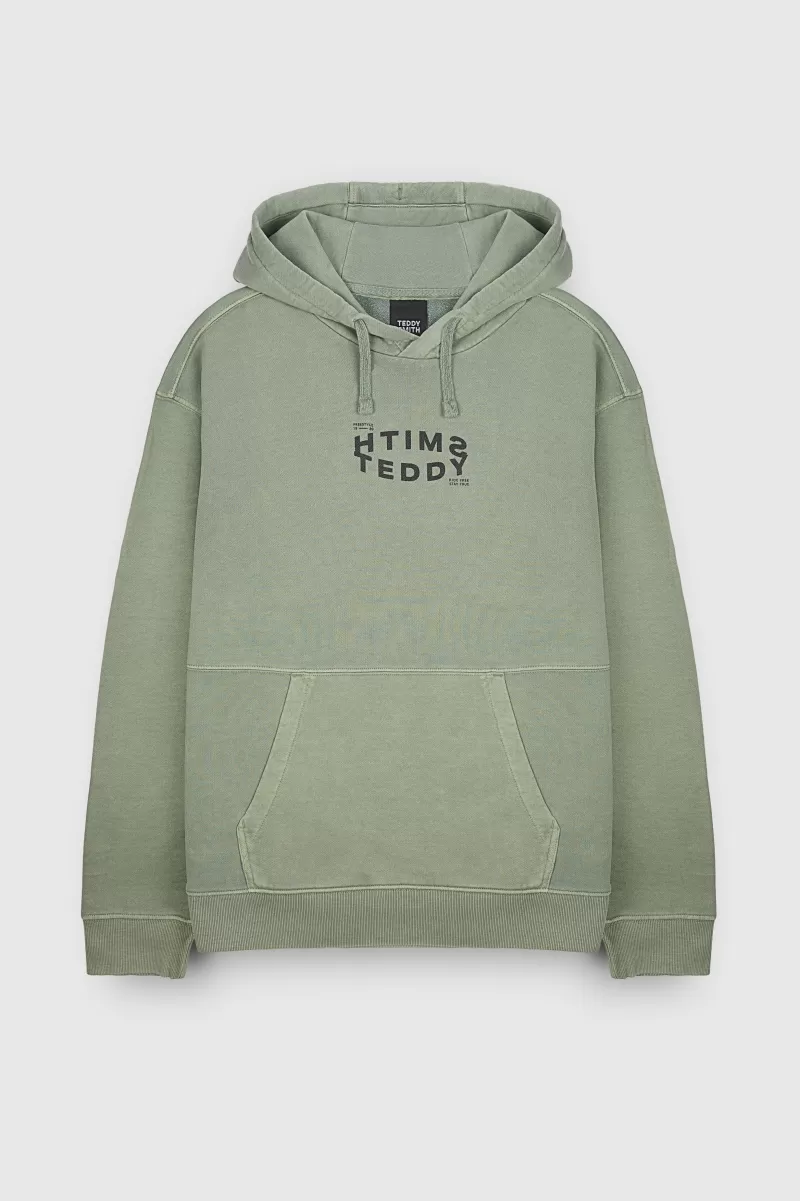 Teddy Smith Sweat<Sweat S-RICH HOODY ICEBERG GREEN ICEBERGGREEN