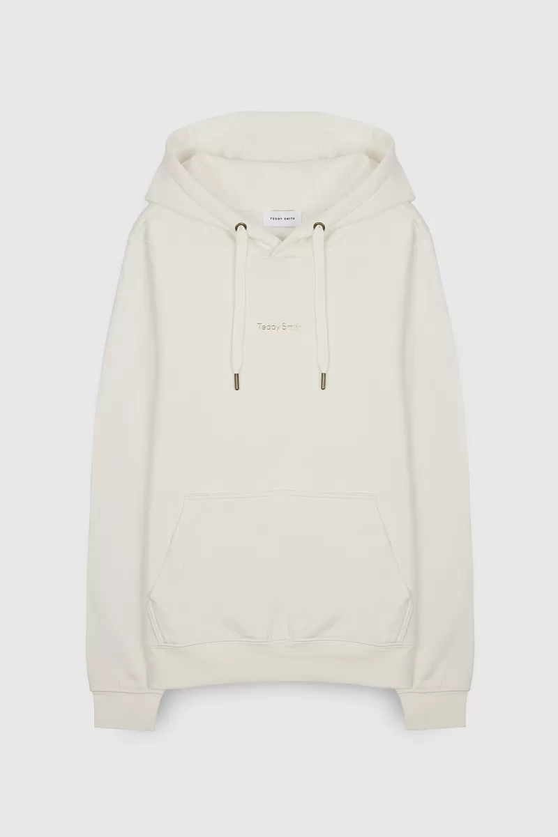 Teddy Smith Sweat<Sweat S-SOLENE MIDDLE WHITE MIDDLEWHITE