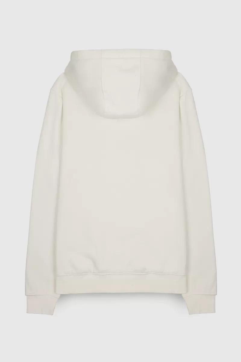 Teddy Smith Sweat<Sweat S-SOLENE MIDDLE WHITE MIDDLEWHITE