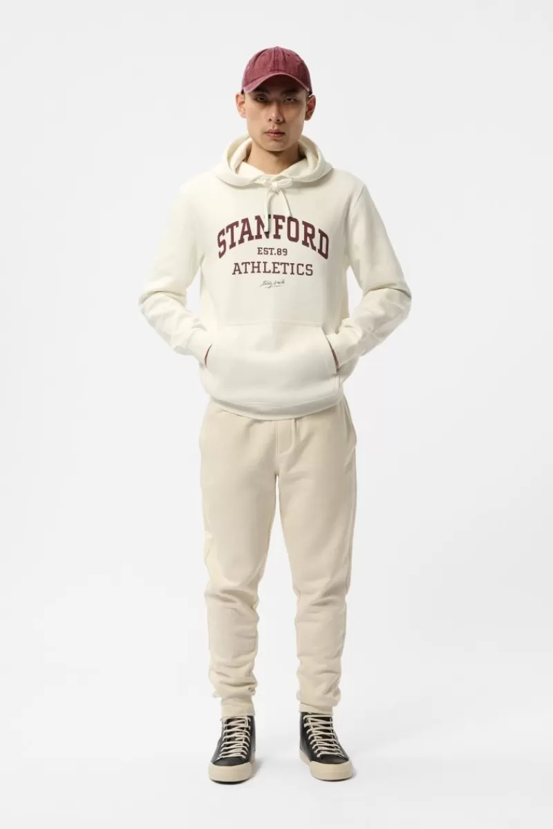 Teddy Smith Sweat<Sweat S-STANFORD HOOD MIDDLE WHITE