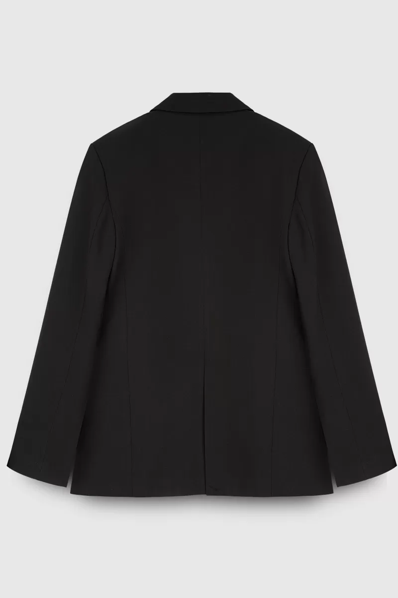 Teddy Smith Veste<Veste 1 bouton doublée V-TINA NOIR