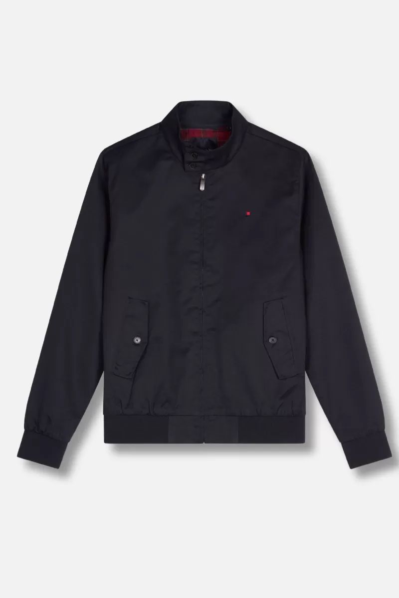 Teddy Smith Manteau & Blouson<Veste mi-saison col mao à 2 boutons SANSON 2 DARK NAVY DARKNAVY